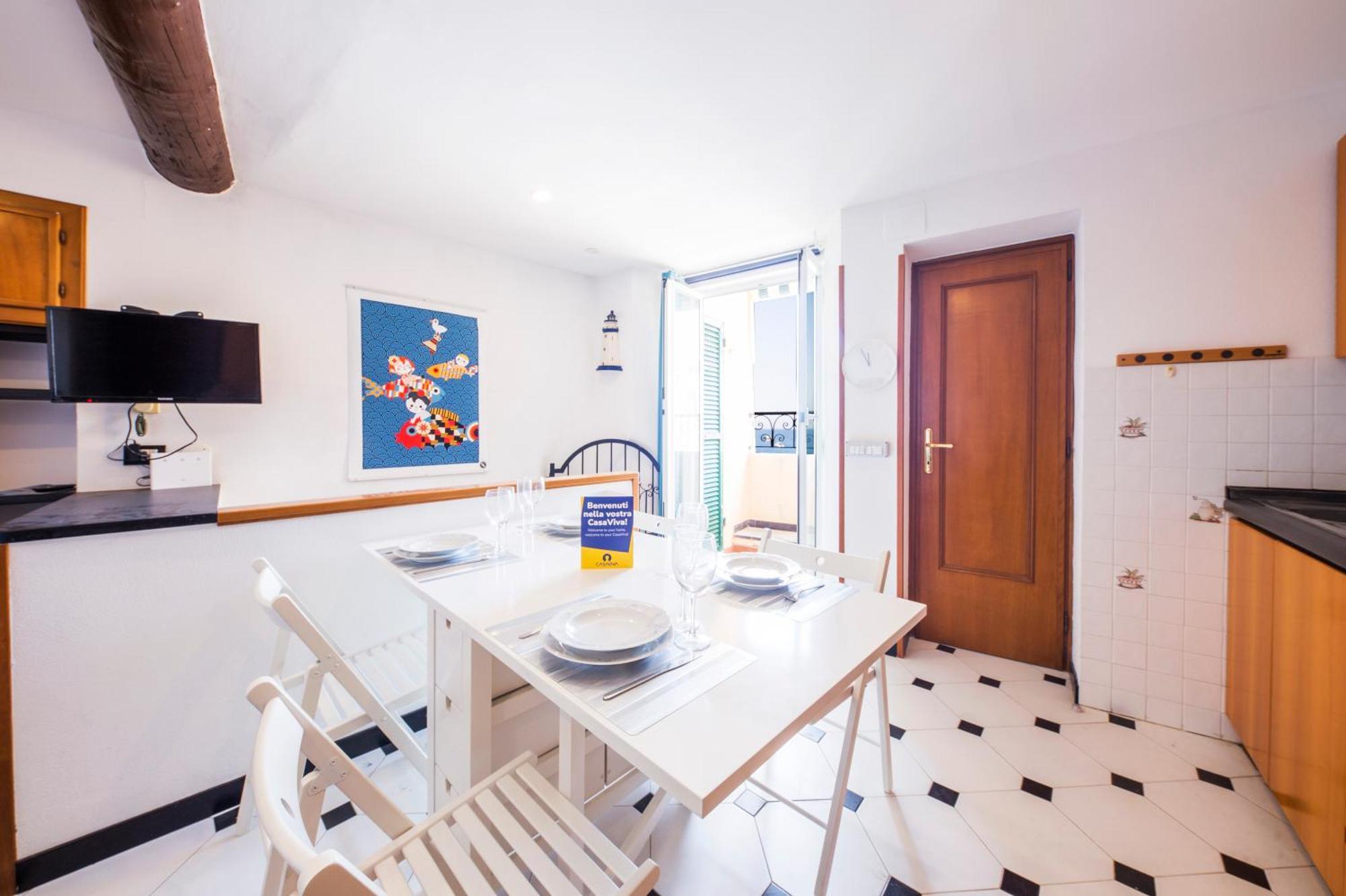 Casaviva Family Beachfront House In Camogli Buitenkant foto