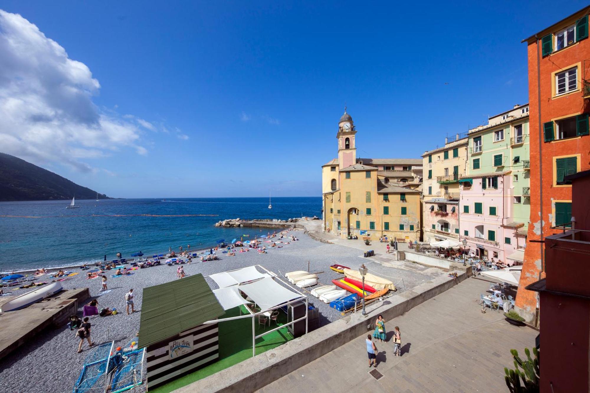 Casaviva Family Beachfront House In Camogli Buitenkant foto